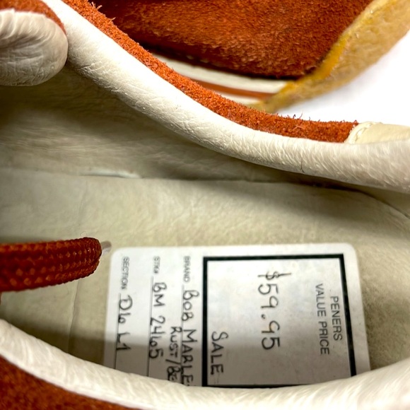 Bob Marley genuine leather loafers men sz 9 - Picture 7 of 7